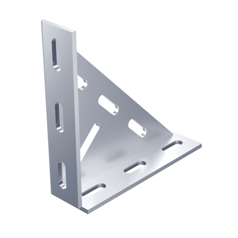 Hoekconsole voor montage rail vierkant